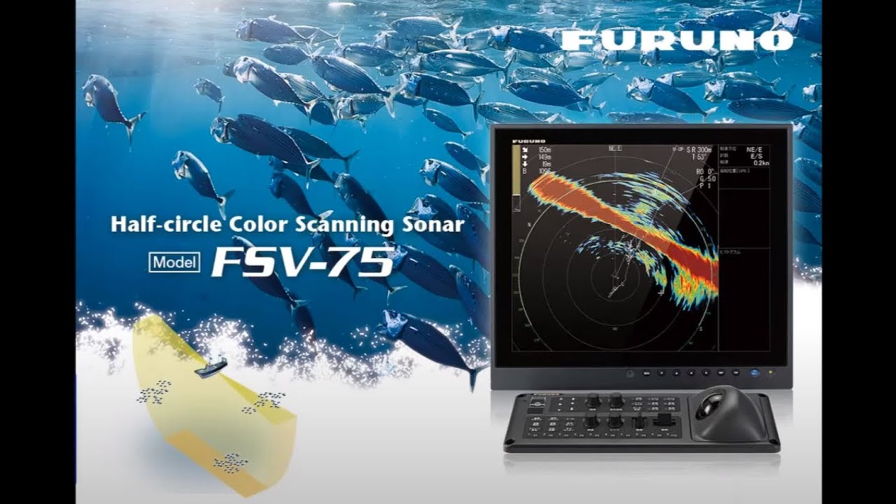 Display 3D Furuno FSV-75 con vista volumetrica
